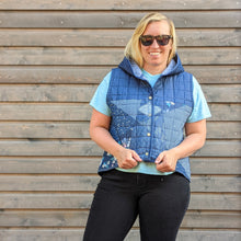 load image into gallery viewer, denim vest | XL
